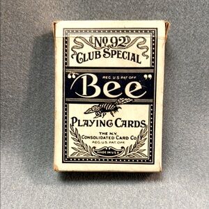 Bee No. 92 Club Special Playing Cards